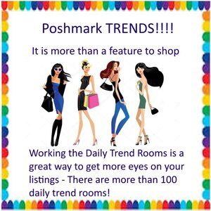 Daily Trend Rooms - Work The Trends That Poshmark is Promoting To Increase Sales